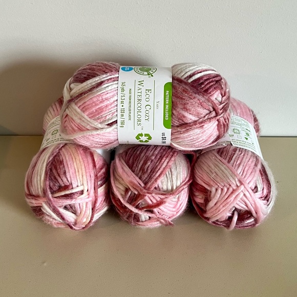 Loops & Threads Eco Cozy Watercolors Yarn in Rosewater - Picture 1 of 7